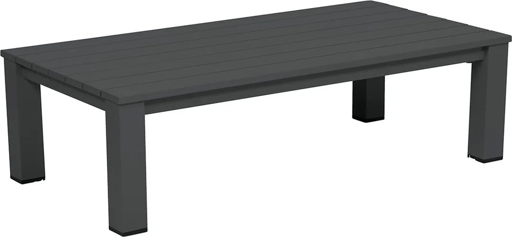 Garden Impressions Coba lounge tuintafel 130x70 - donker grijs