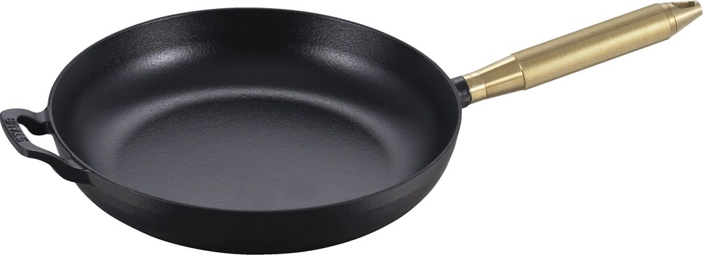 Staub Pans Koekenpan Buster+Punch 28 cm, Zwart - Pans - Staub