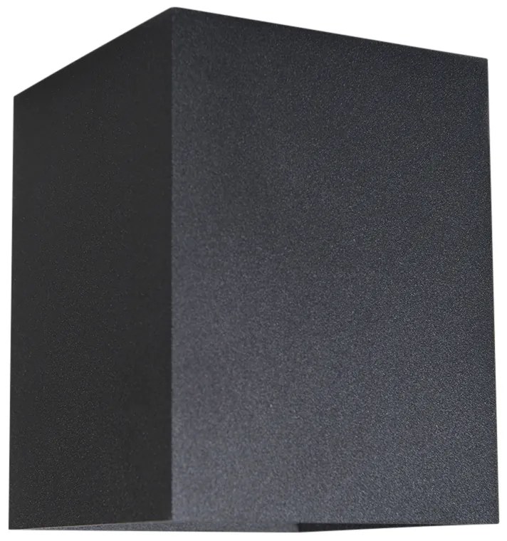 Moderne opbouwSpot / Opbouwspot / Plafondspot zwart draai- en kantelbaar - Quadro 1 Up Design, Modern GU10 vierkant Binnenverlichting Lamp