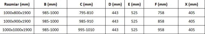 Mexen Omega-3S 3-zijdige douchecabine, schuifbaar 100x80 cm, transparant, chroom + Flat douchebak - 825-100-080-01-00-3s-4010