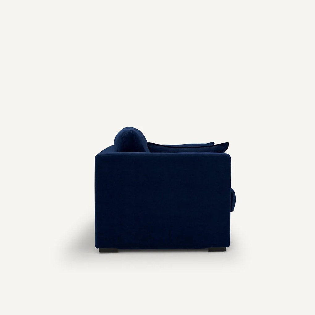 Sofa 3-er, cabrio, fluweel, NÉO KINKAJOU