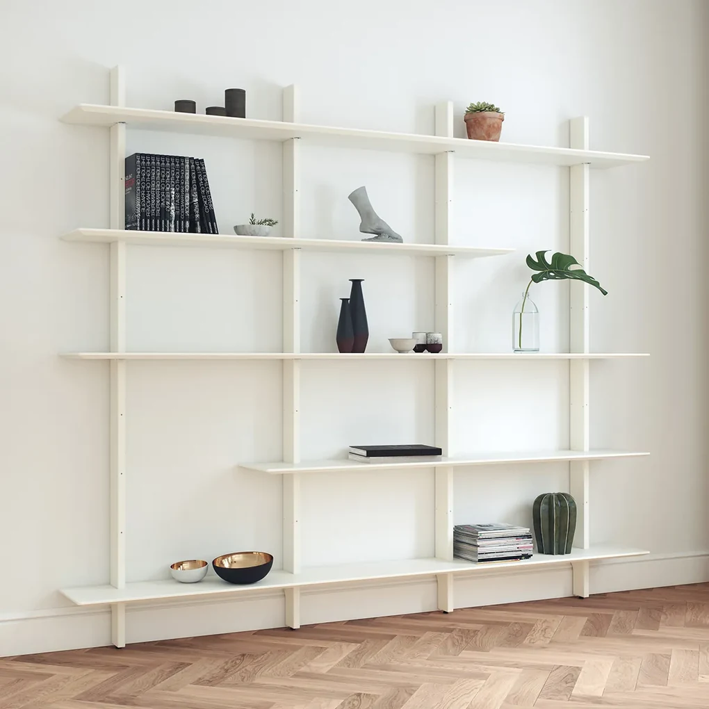 Tenzo Bridge Open Wandkast 190x224 Cm Wit - 224x25x190cm. | BIANO