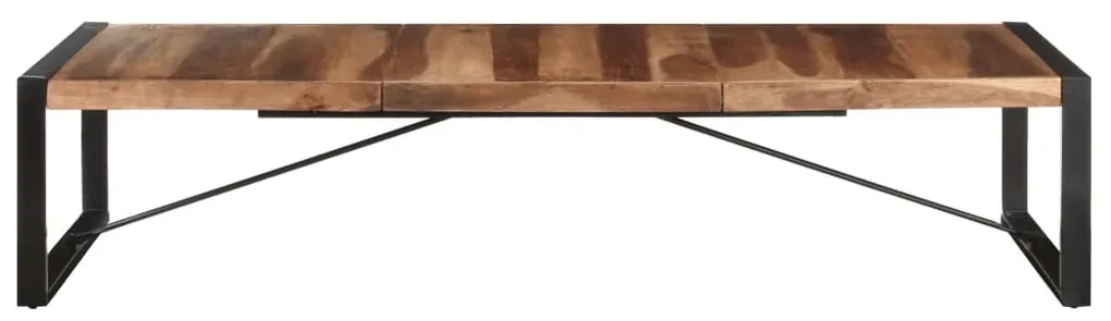 vidaXL Salontafel 180x90x40 cm massief hout met sheesham afwerking