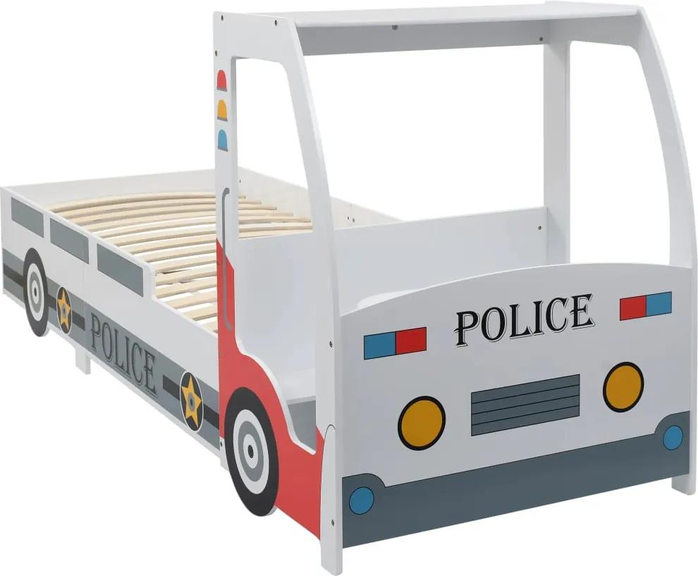 Kinderbed politieauto met bureau 90x200 cm