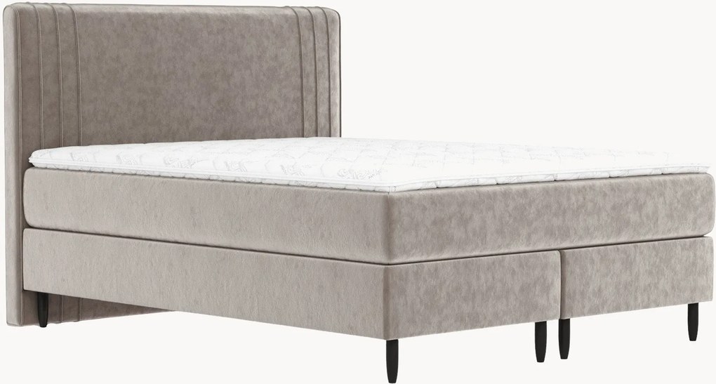 Handgemaakte fluwelen divan bed Casone, H4