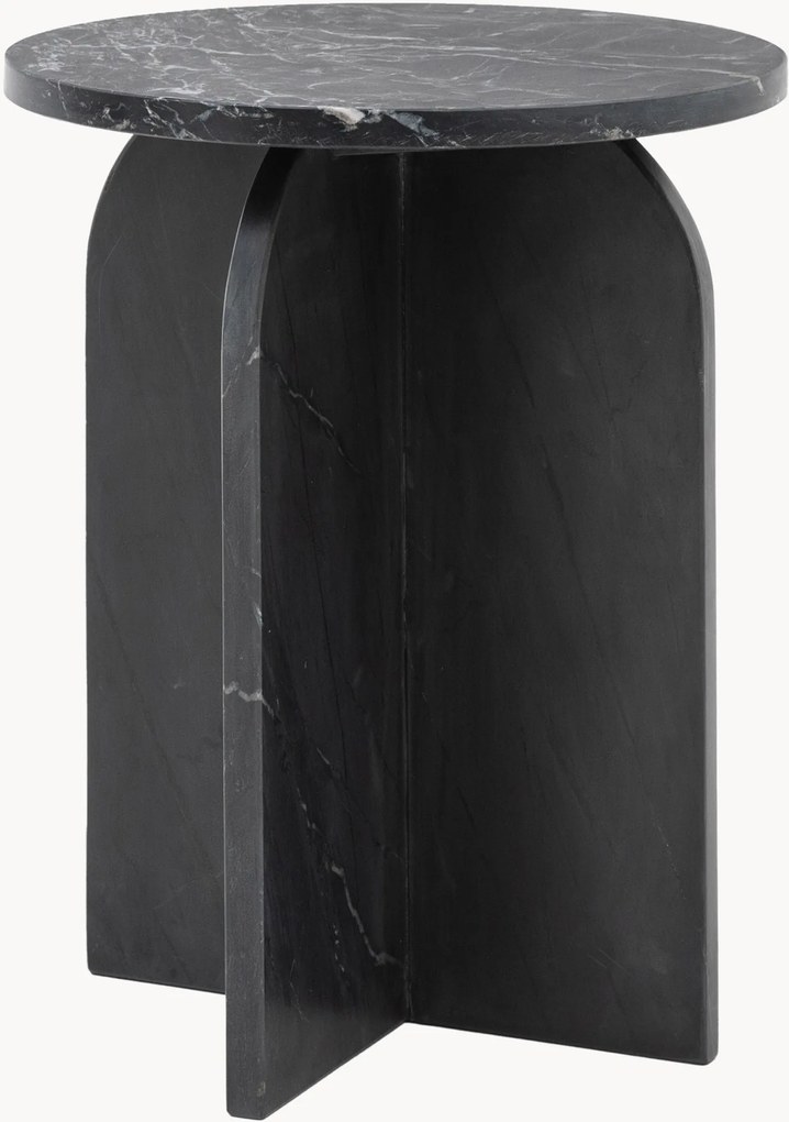 Ronde marmeren bijzettafel Amalfi