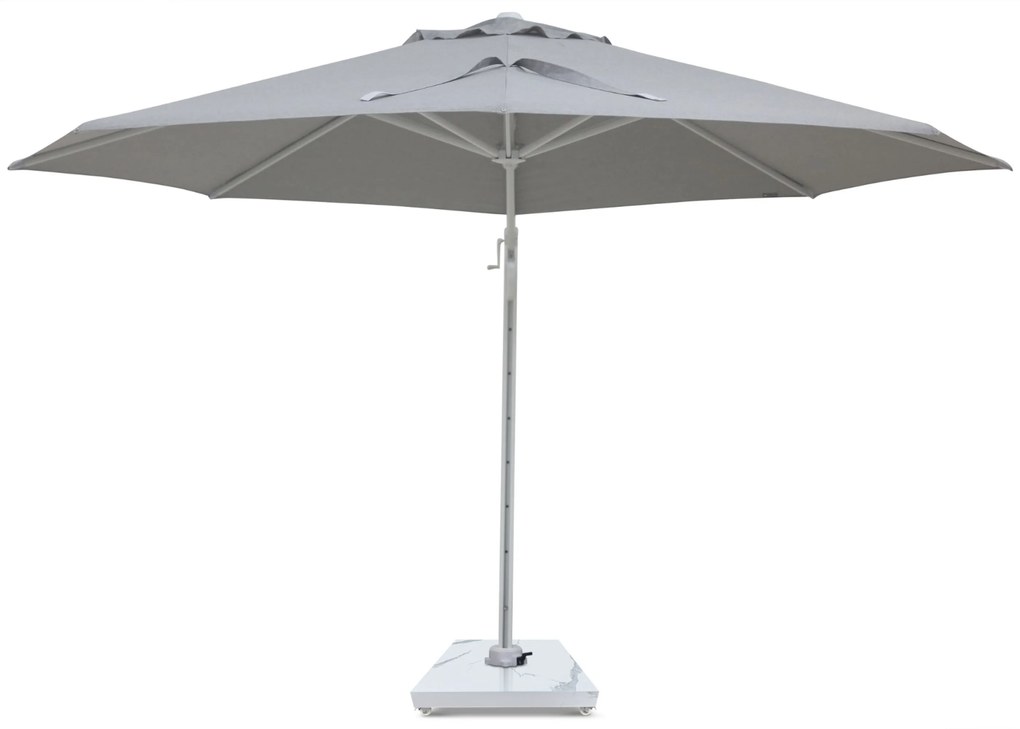 Zweefparasol 3.5m S2 Excellent (excl. voet) Grijs-antraciet Camello Luna