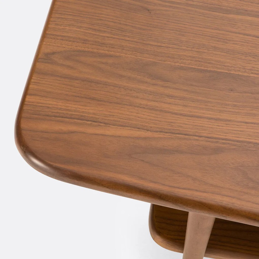 Vintage salontafel, notenfineer, Ronda