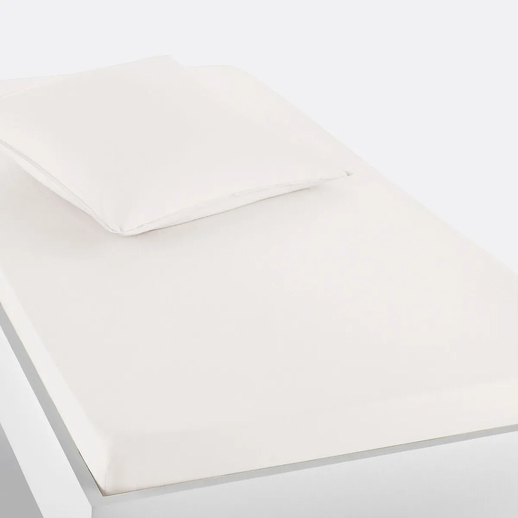 Effen hoeslaken in gewassen katoen, Scenario