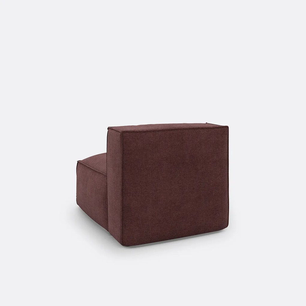 Element voor modulaire bank, in structuurstof, Seven