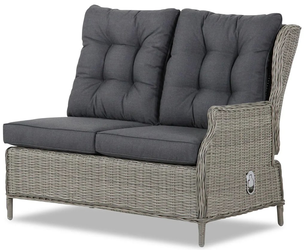 Hoek loungeset 5 personen Wicker Grijs  Garden Collections New Castle