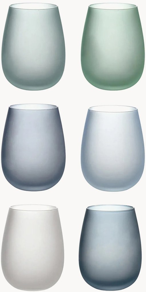 Waterglazen Happy Hour, 6-delig