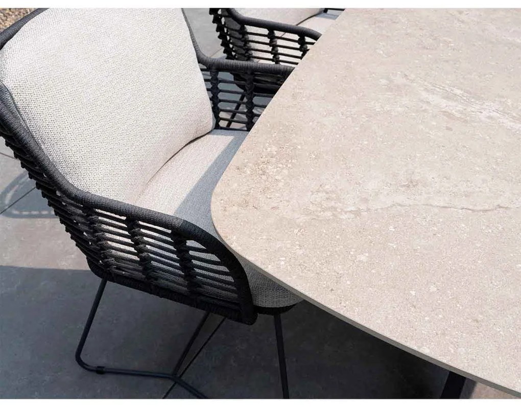 4 Seasons Fabrice tuinset 7-delig - Prado tuintafel 240x105x75 cm