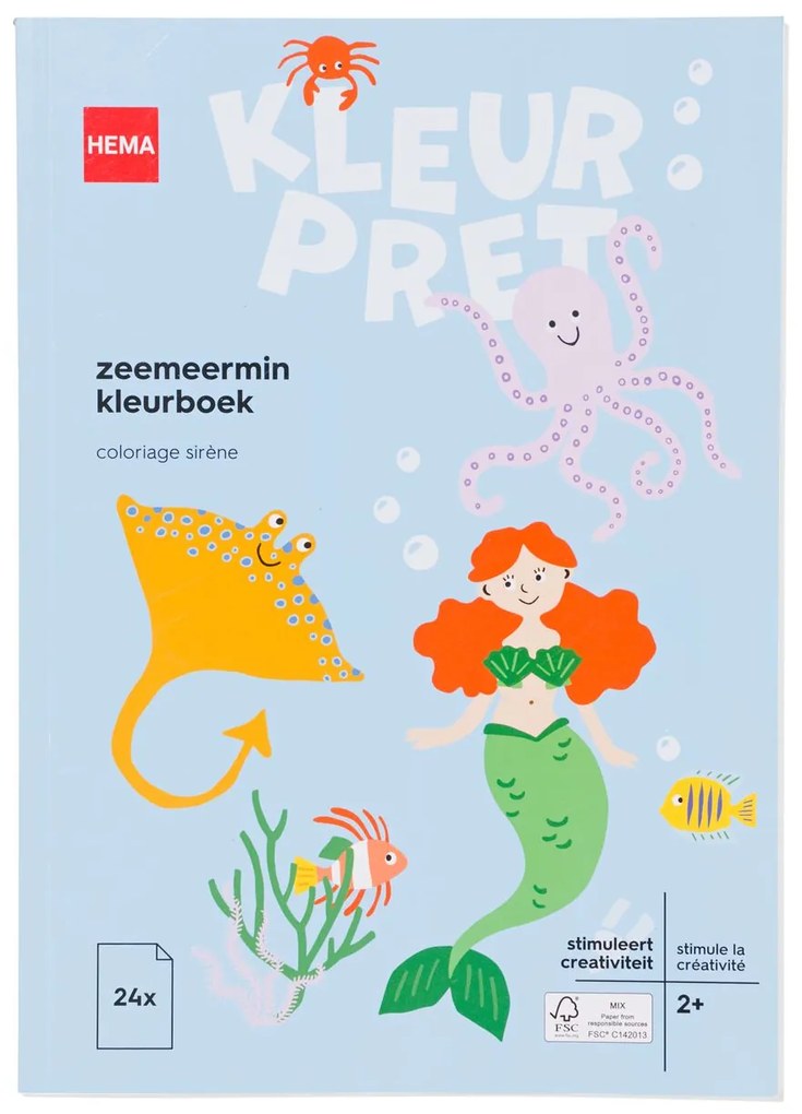 HEMA Kleurboek Oceaan 2+