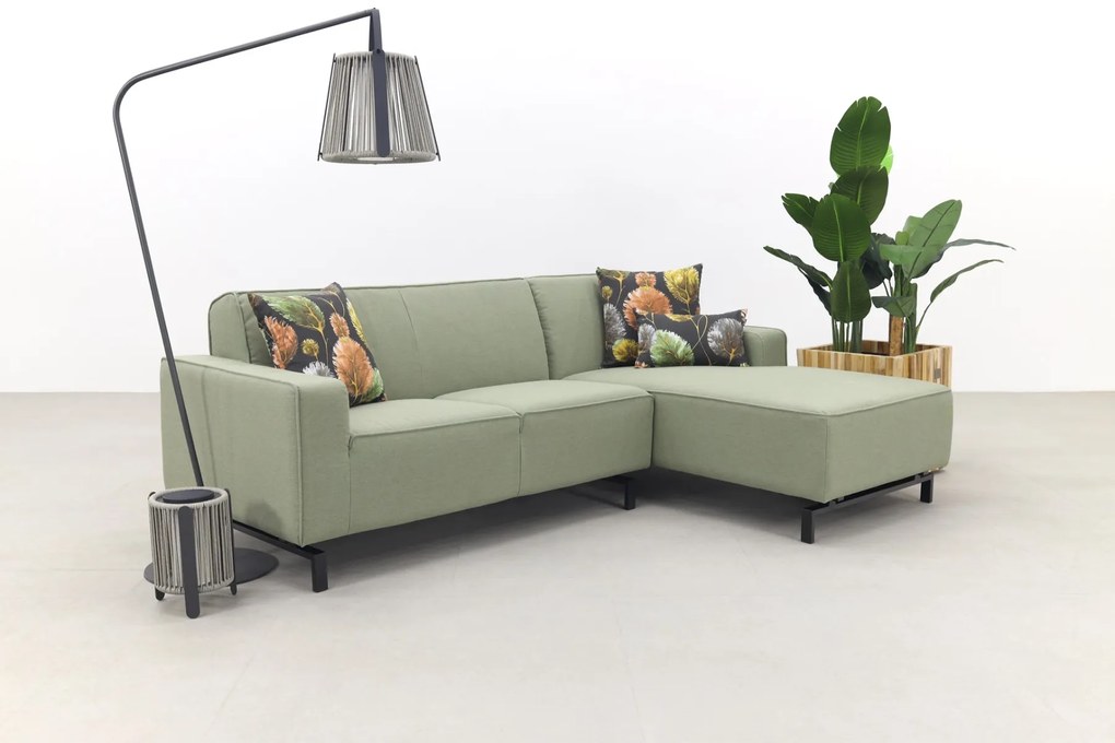 Boavista Sunbrella loungebank chaise longue - Heritage leaf - 2-delig - links