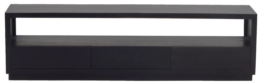 Tv-meubel Luxurious Zwart 150cm  - Mangohout - Giga Meubel - Industrieel & robuust