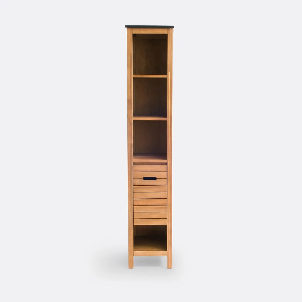 Badkamer kolom Saturne, Acacia, 35 cm