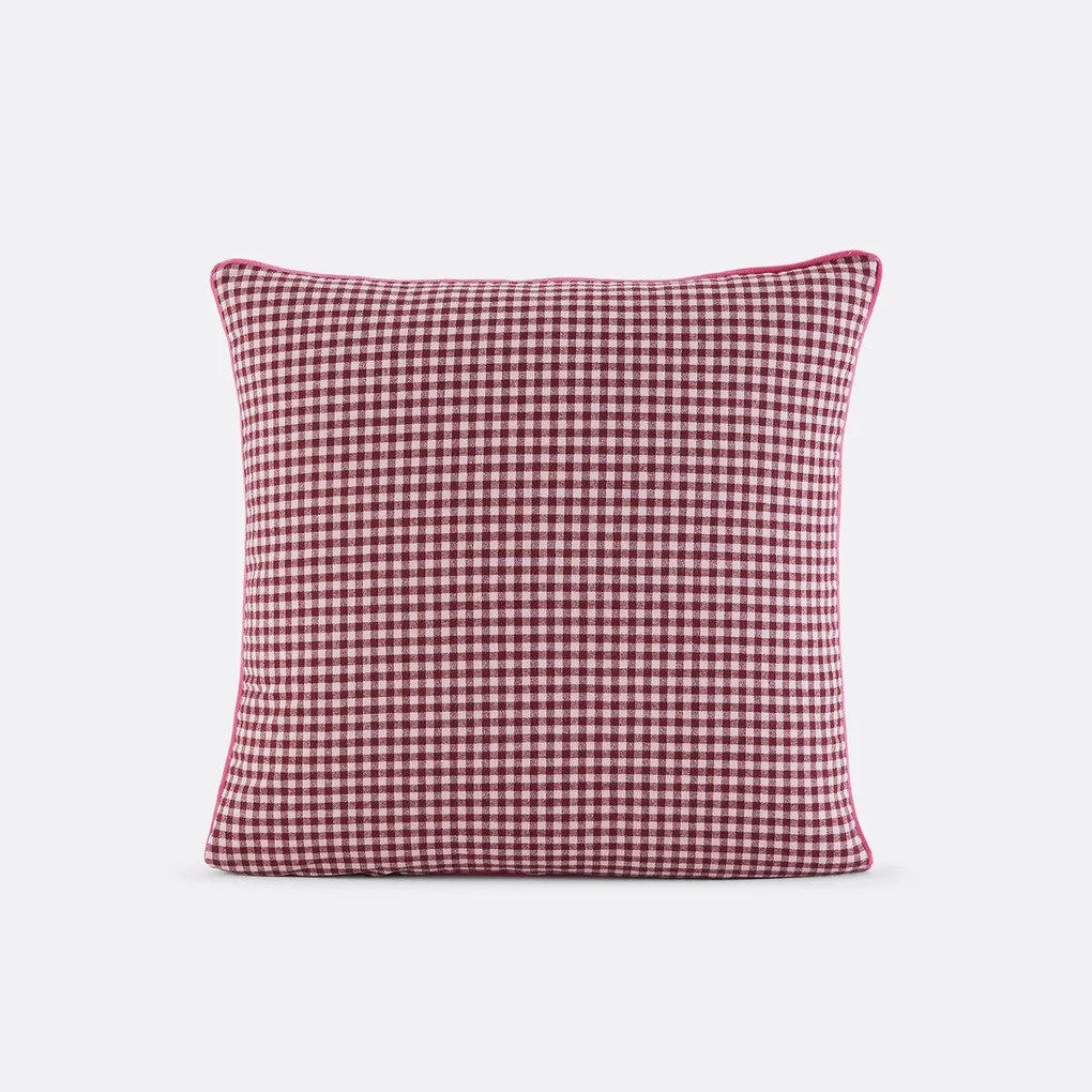 Kussensloop voor kinderbed, katoenen flanel, geruit, VICHY FLANELLE