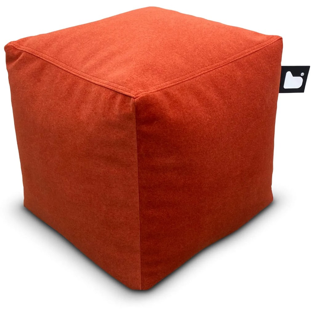 B-Box Poef Indoor Suede - Rust