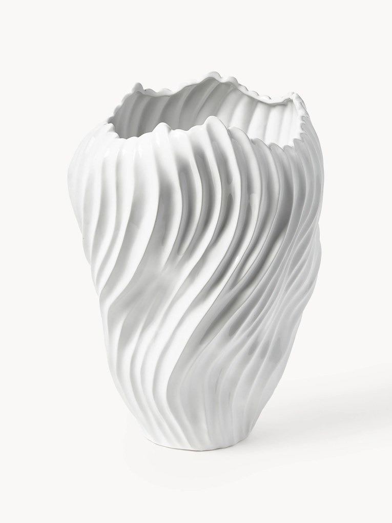 Vaas Milazzo met geribbelde twist, H 44 cm