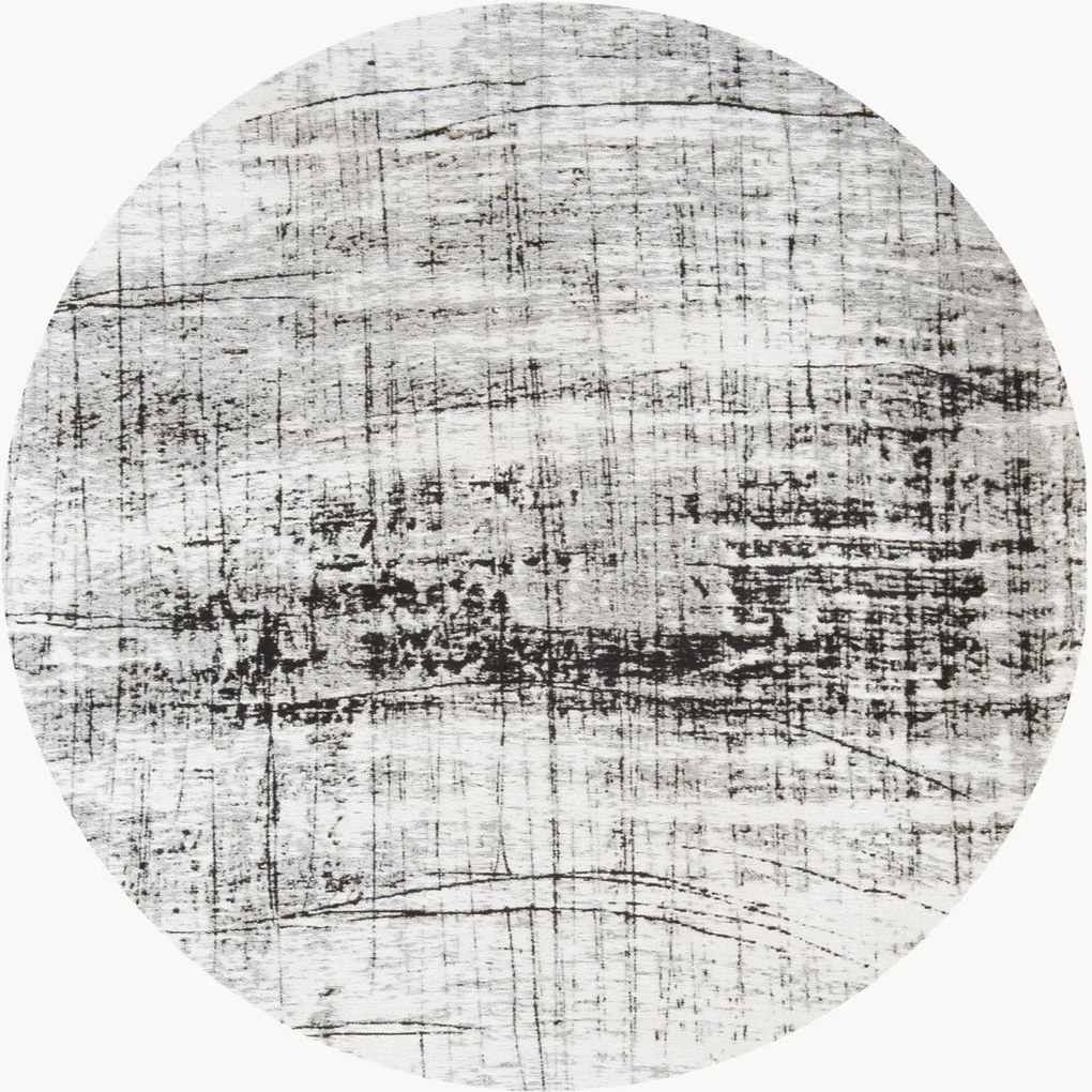 Wasbaar rond jacquard in- en outdoor vloerkleed Griff