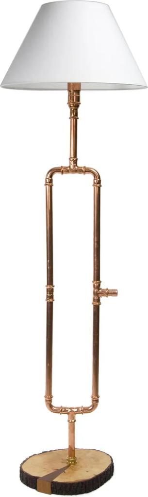 Copper | Koperen vloerlamp - 40 x 145 (h) cm