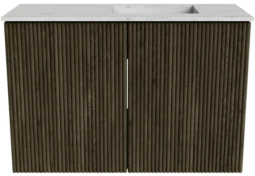 Mondiaz Joya DLux 60cm toiletmeubel shadow met wastafel faye rechts zonder kraangat opalo