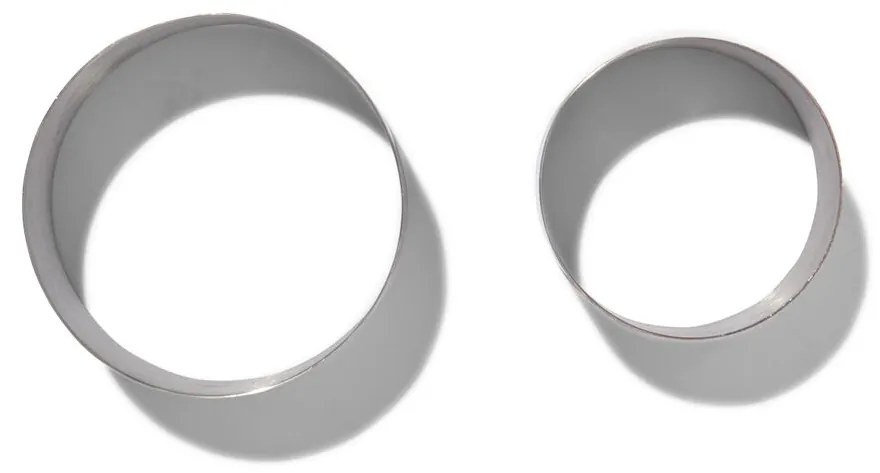 HEMA Bakringen 7&9cm - 2 Stuks (grijs)