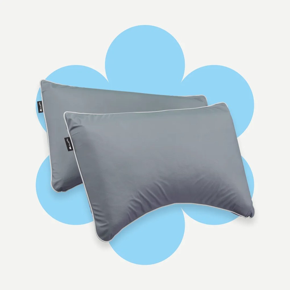 Cloudpillo Plus Duopack striped kussenslopen