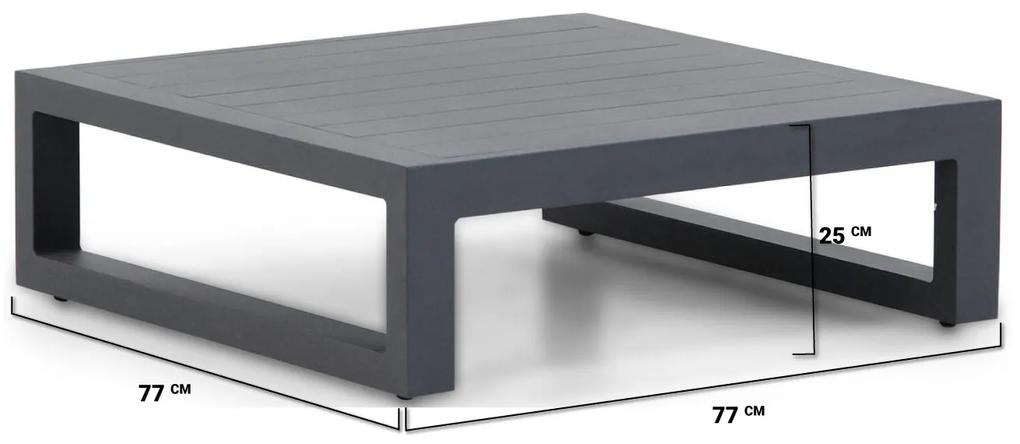 Chaise Loungeset Aluminium/wicker Grijs 2 personen Santika Furniture Santika