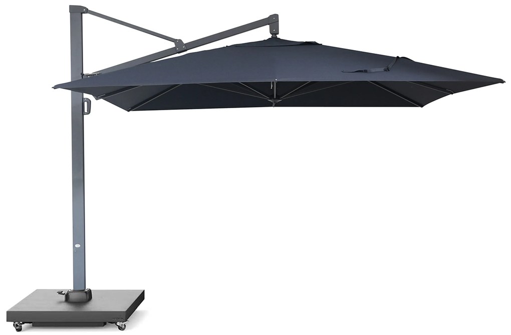 Zweefparasol  3.5x3.5m S1 (excl. voet) Grijs-antraciet Camello Mateo