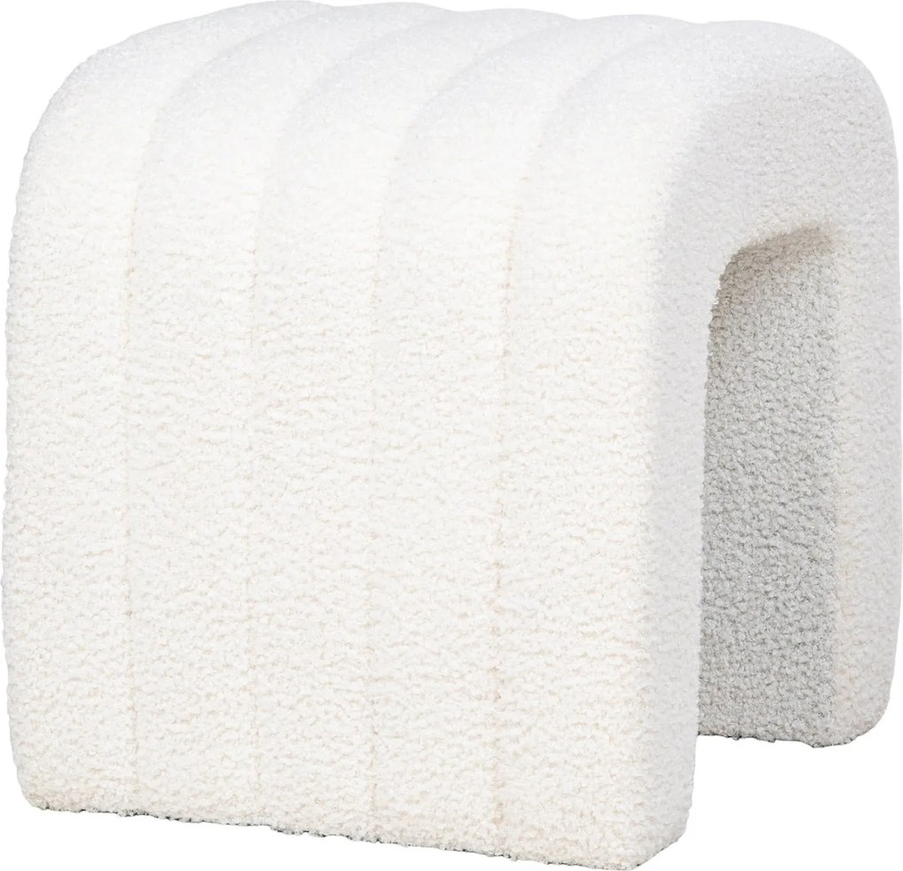 Colma Poef Teddy - White