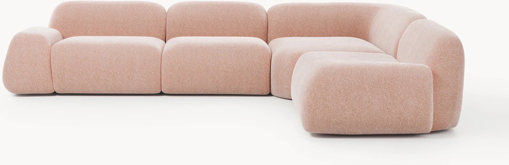 Modulaire hoekbank Wolke (4-zits)