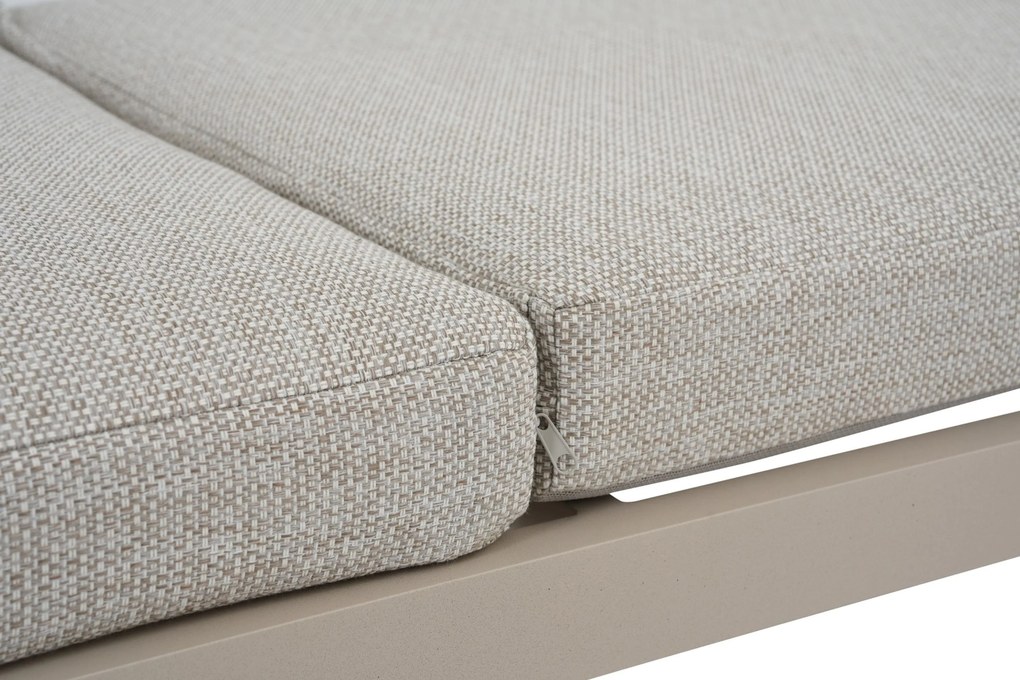 Lifestyle Garden Furniture Mateo Ligbed Met Kussen Loft/sandy Aluminium Taupe