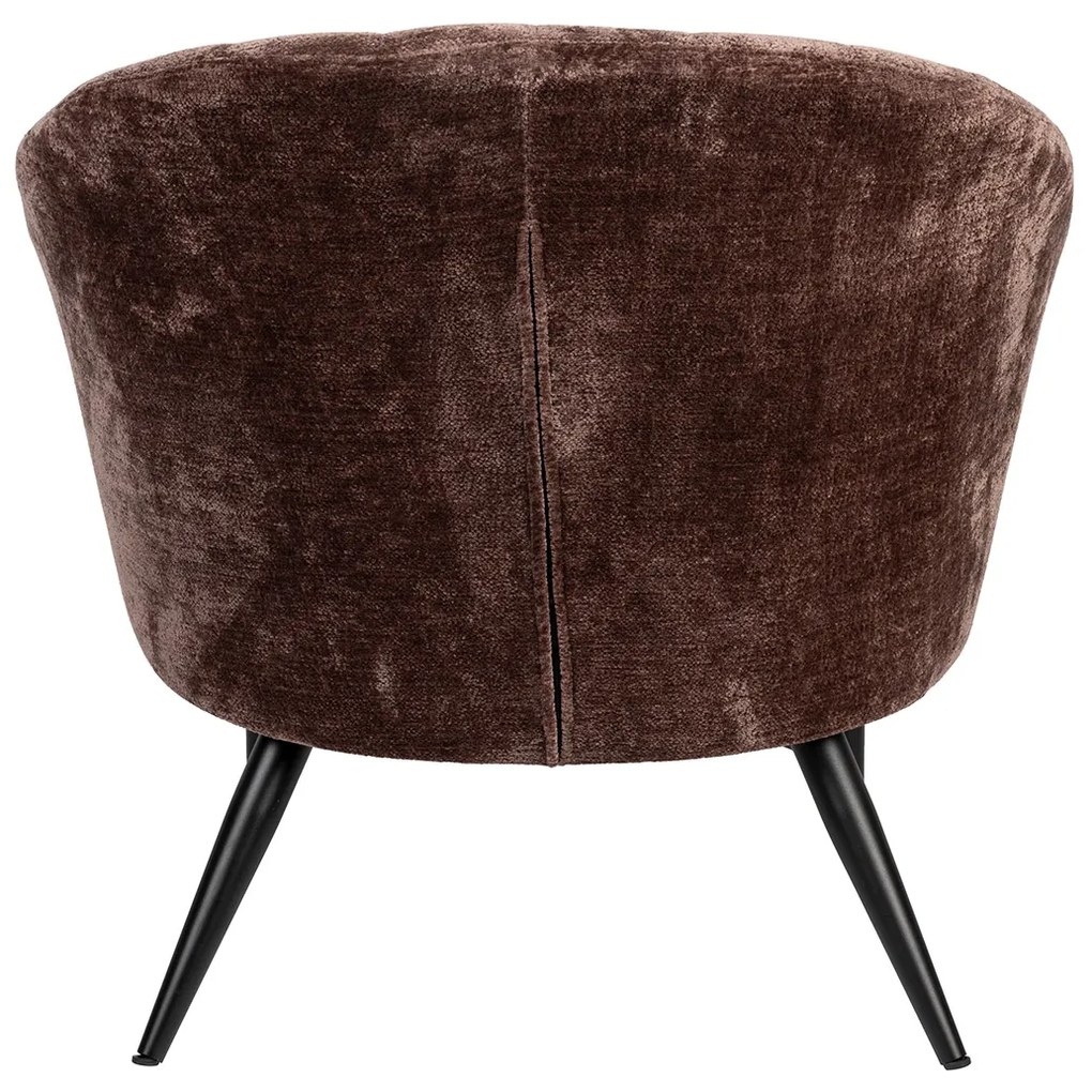 Dutchbone Georgia Fauteuil Paars Velvet