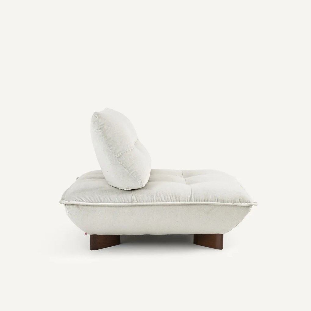 Modulaire fauteuil in linnen fluweel, KAORI