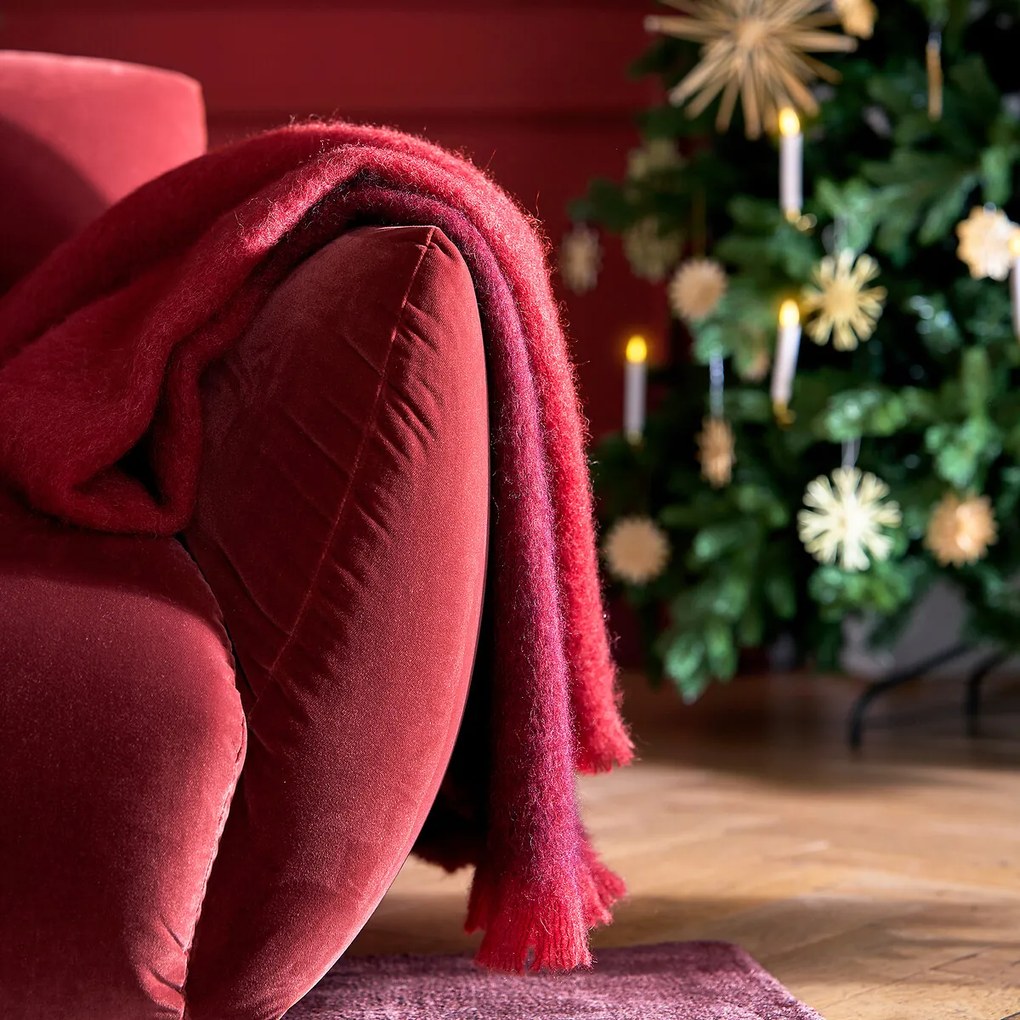 Tweekleurige plaid van wol en polyamide, Tzara