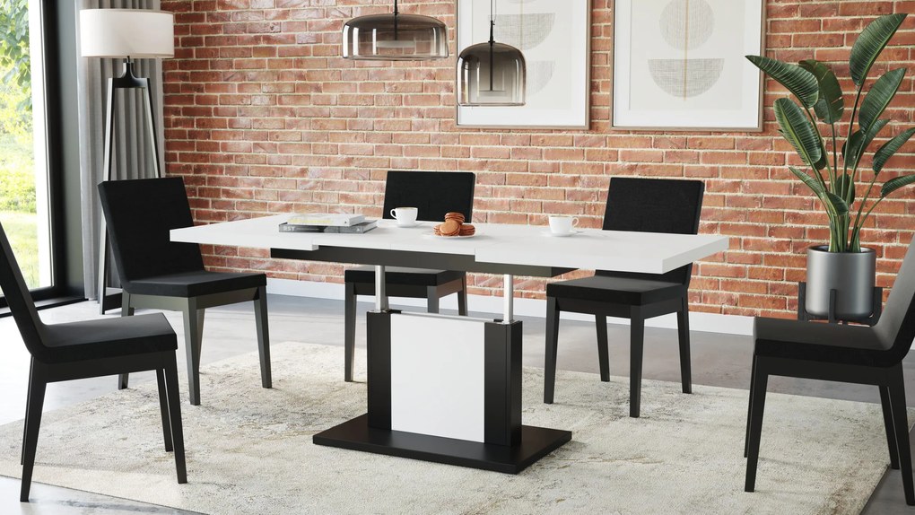 ORION wit / zwart, salontafel