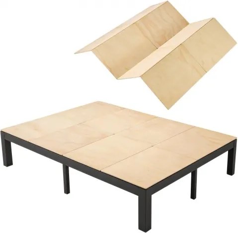 VEVOR Bunkie Board Queen Size, 195x148 cm Matrasdrager met nylon banden, multiplex, afgeronde randen, anti-doorzakontwerp voor metalen frames, slaapbanken, platformbedden en stapelbedden