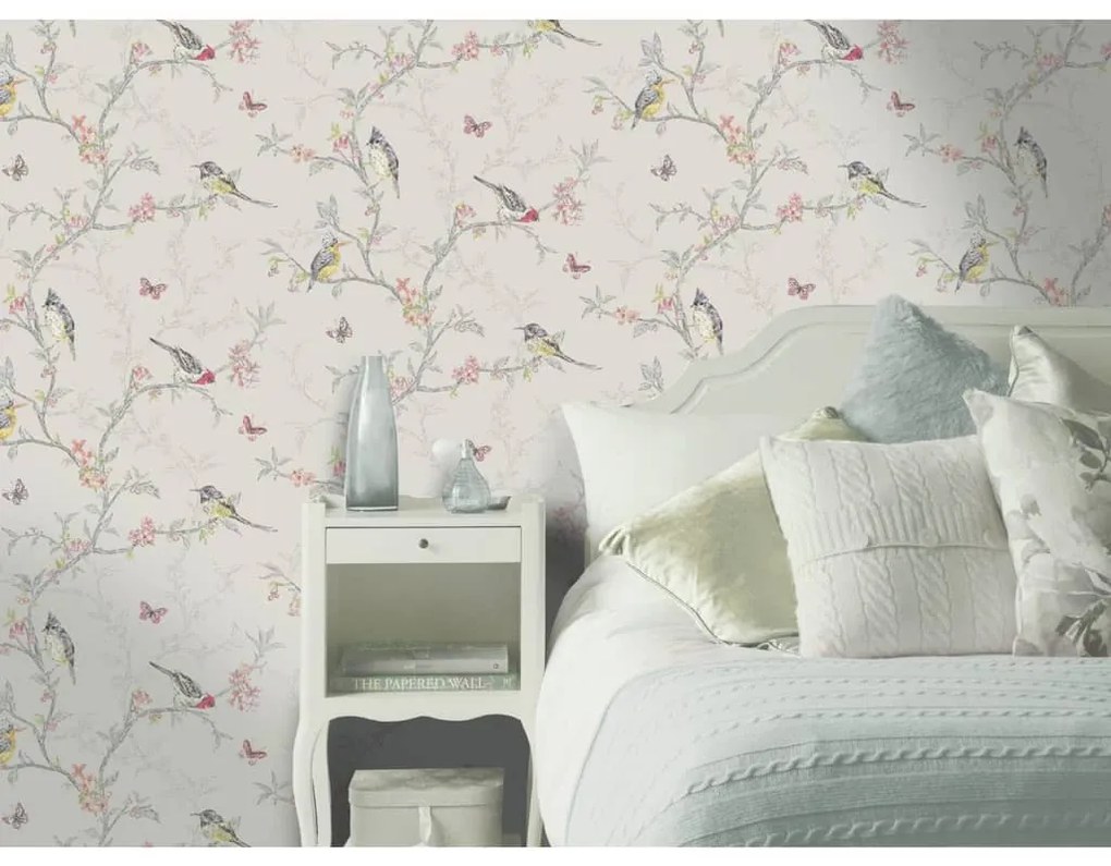 DUTCH WALLCOVERINGS Behang Phoebe lila