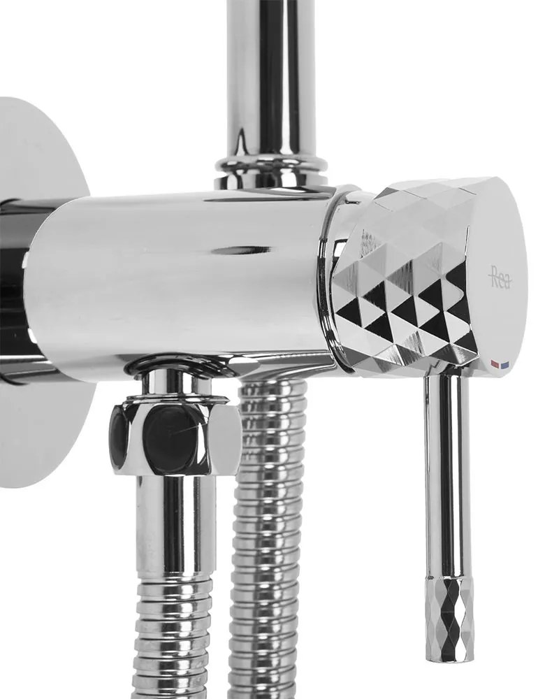 Inbouw Bidetmengkraan Rea Lungo Loop Diamond Chrome