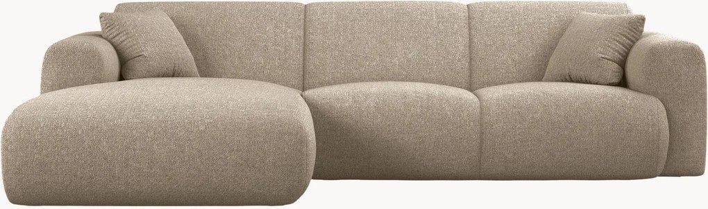 Chenille hoekbank Molino (4-zits)