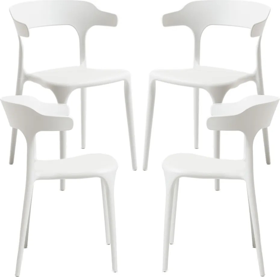 Set 4 Teul Stoelen