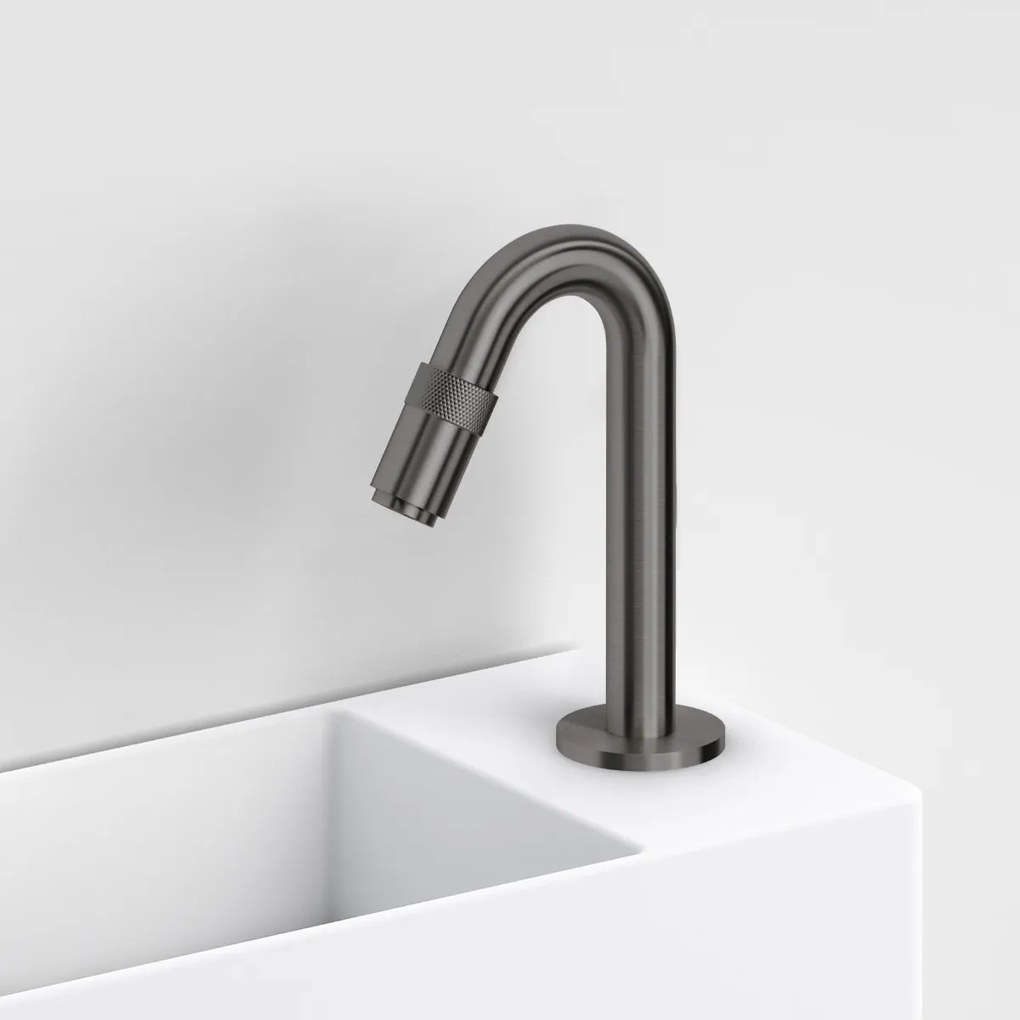 Clou Freddo 9 fonteinkraan gunmetal geborsteld PVD