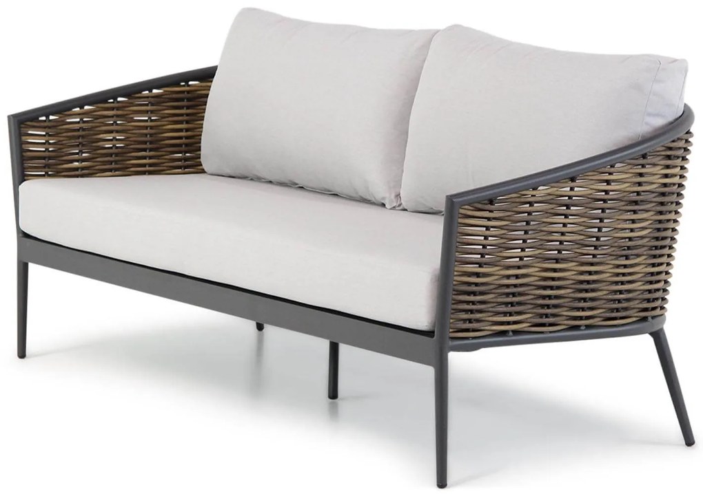 Loungeset 4 personen Aluminium/wicker Taupe  Coco Coco Lanai