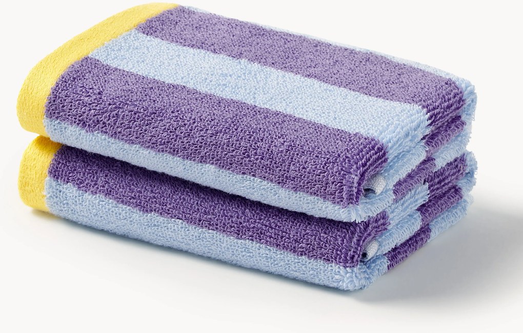 Gestreept handdoek Alva, in verschillende formaten