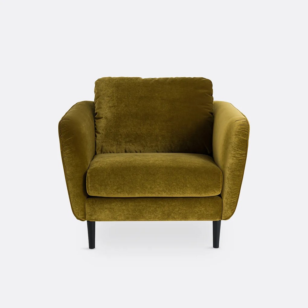 Fauteuil in fluweel, Amy