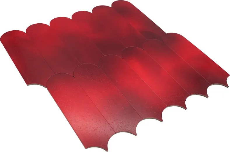 Zelfklevende Mozaïektegels Metaal | Arch Rood | 28,8×29,8 cm | Keuken, Bad & WC