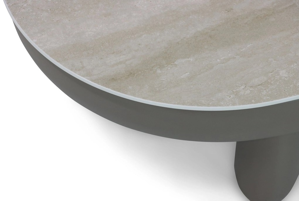Hoek loungeset 4 personen Aluminium/Rope Taupe Santika Furniture Santika