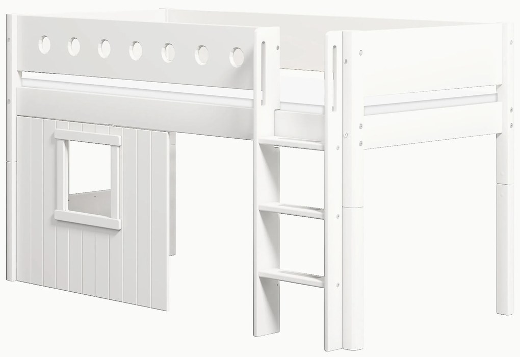 Kinderbedfront met boomhut, 90 x 200 cm